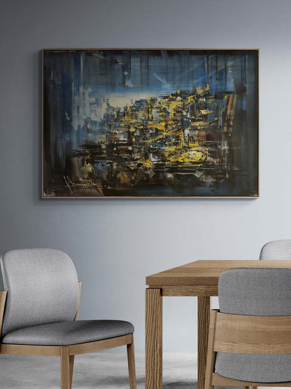 Düşlerin Ritmi Yağlı Boya Tablosu