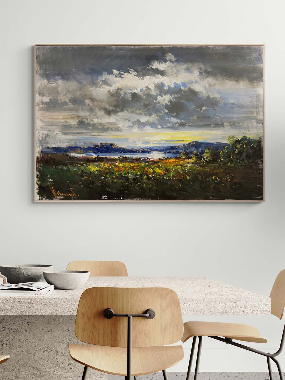 Baharın Nefesi Yağlı Boya Tablosu