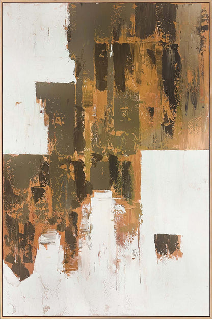 Boşluk ve Doku Yağlı Boya Tablosu