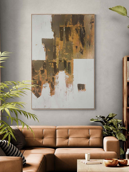 Boşluk ve Doku Yağlı Boya Tablosu