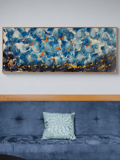 Kanat İzleri Yağlı Boya Tablosu