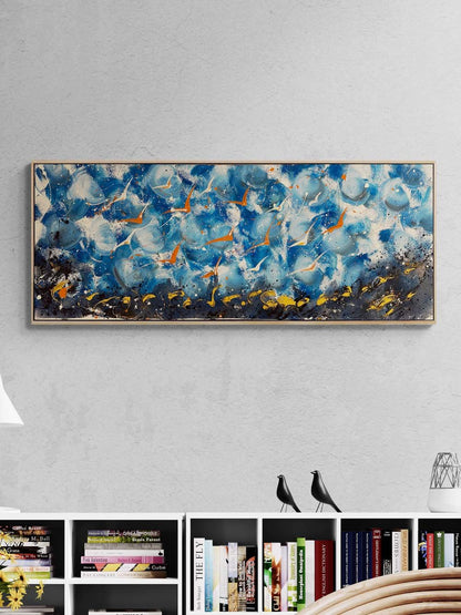 Kanat İzleri Yağlı Boya Tablosu