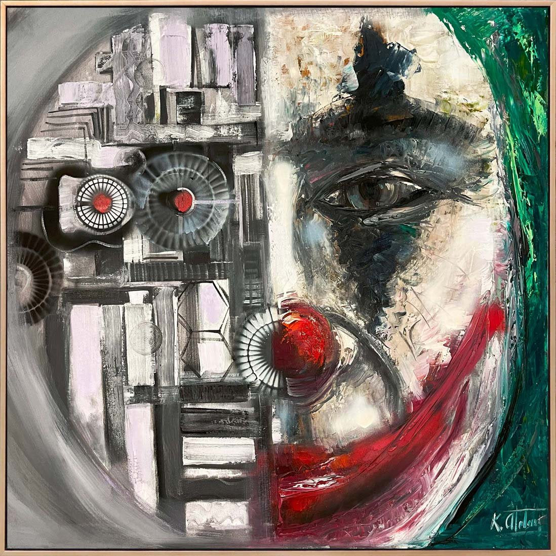 Oyunun Son Hamlesi Yağlı Boya Tablosu