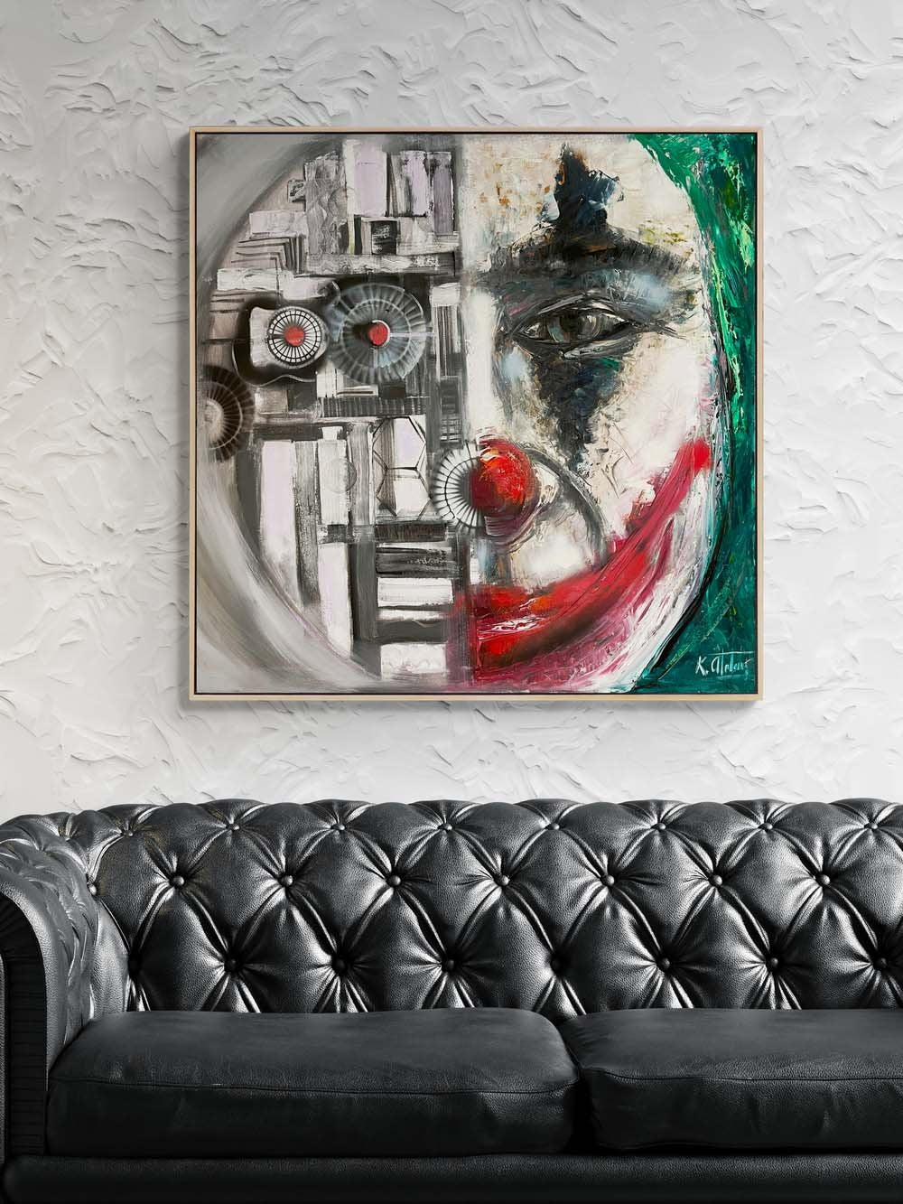 Oyunun Son Hamlesi Yağlı Boya Tablosu