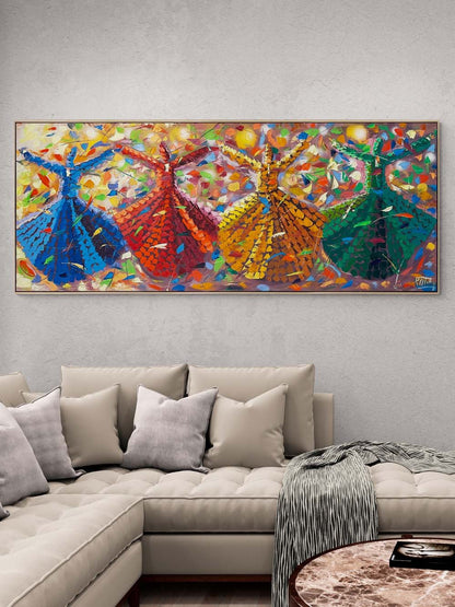 Ruhun Kanatları Yağlı Boya Tablosu