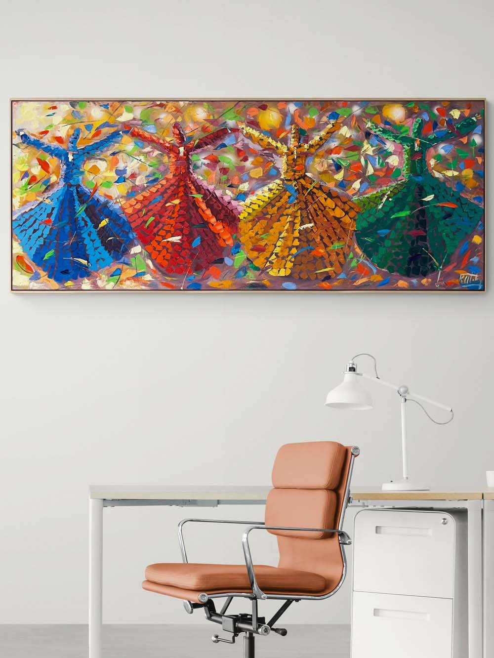 Ruhun Kanatları Yağlı Boya Tablosu