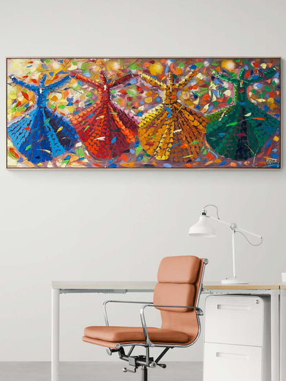 Ruhun Kanatları Yağlı Boya Tablosu