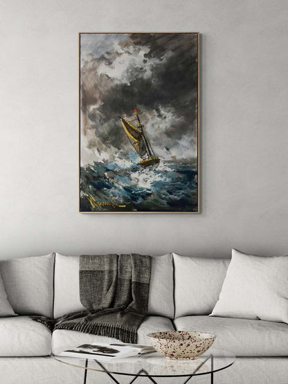 Fırtına Armonisi Yağlı Boya Tablosu