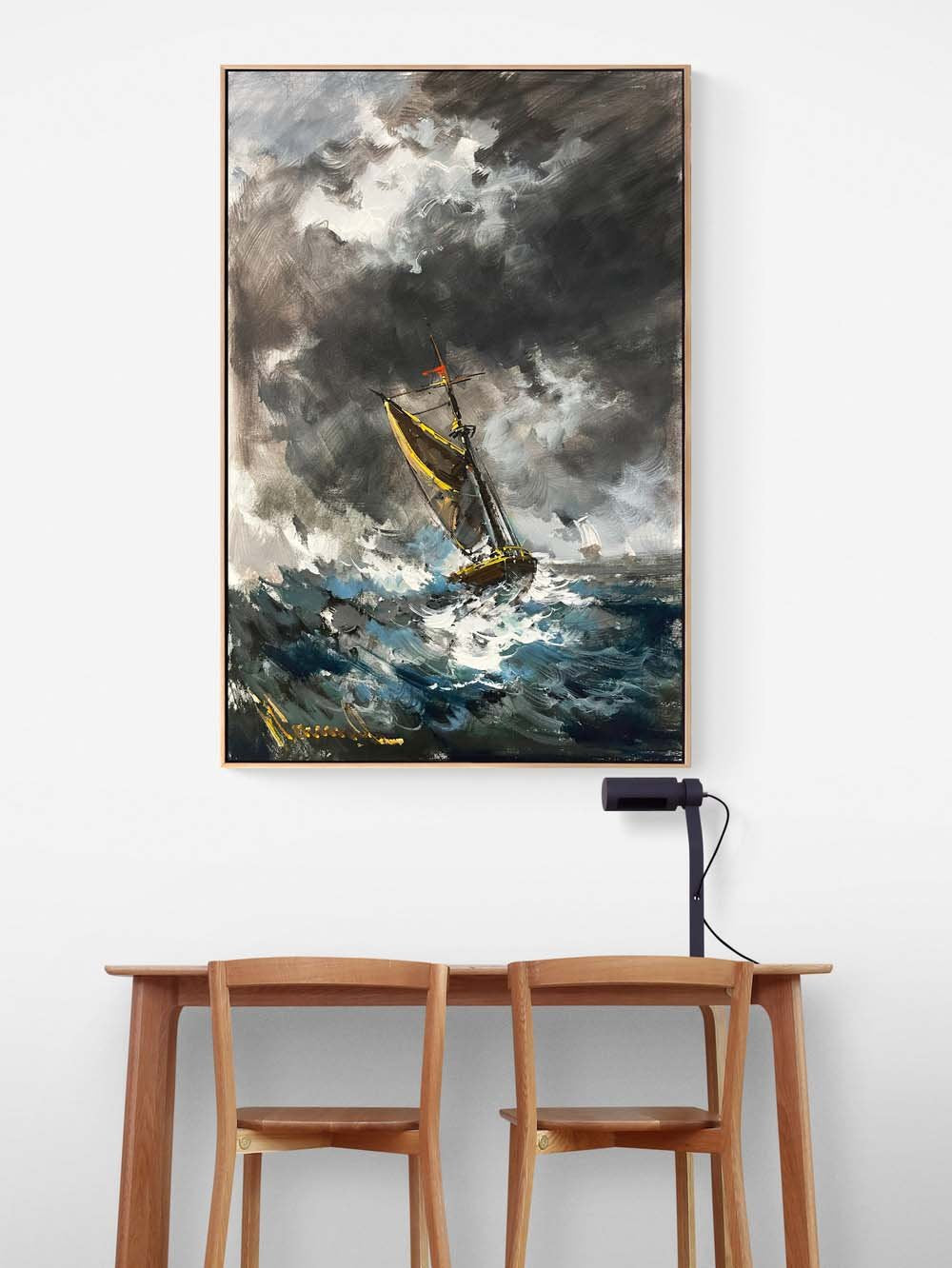 Fırtına Armonisi Yağlı Boya Tablosu