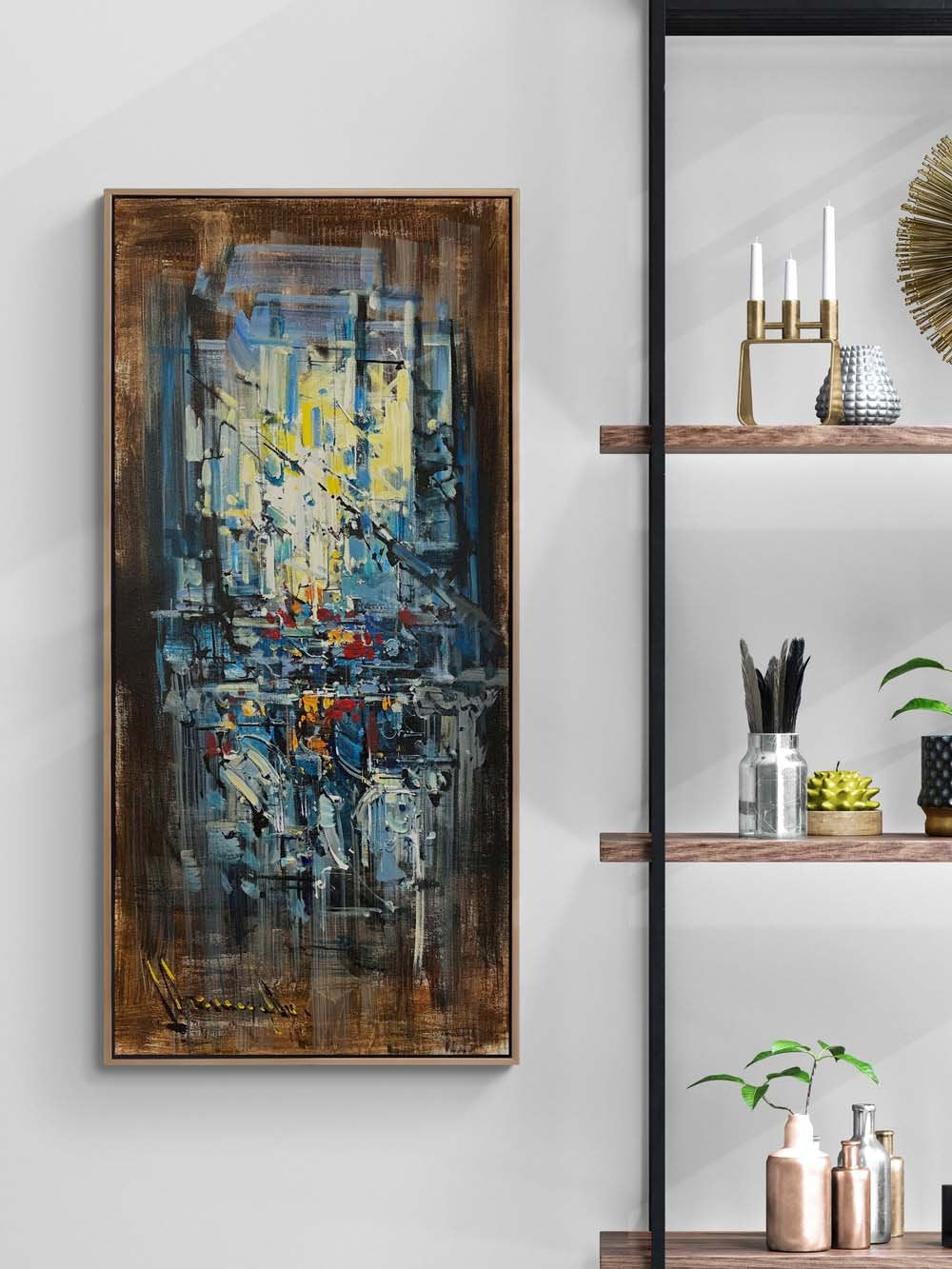 Işığın Gölgeleri Yağlı Boya Tablosu