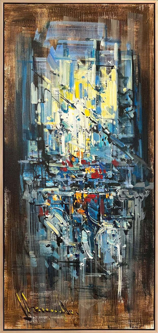 Işığın Gölgeleri Yağlı Boya Tablosu