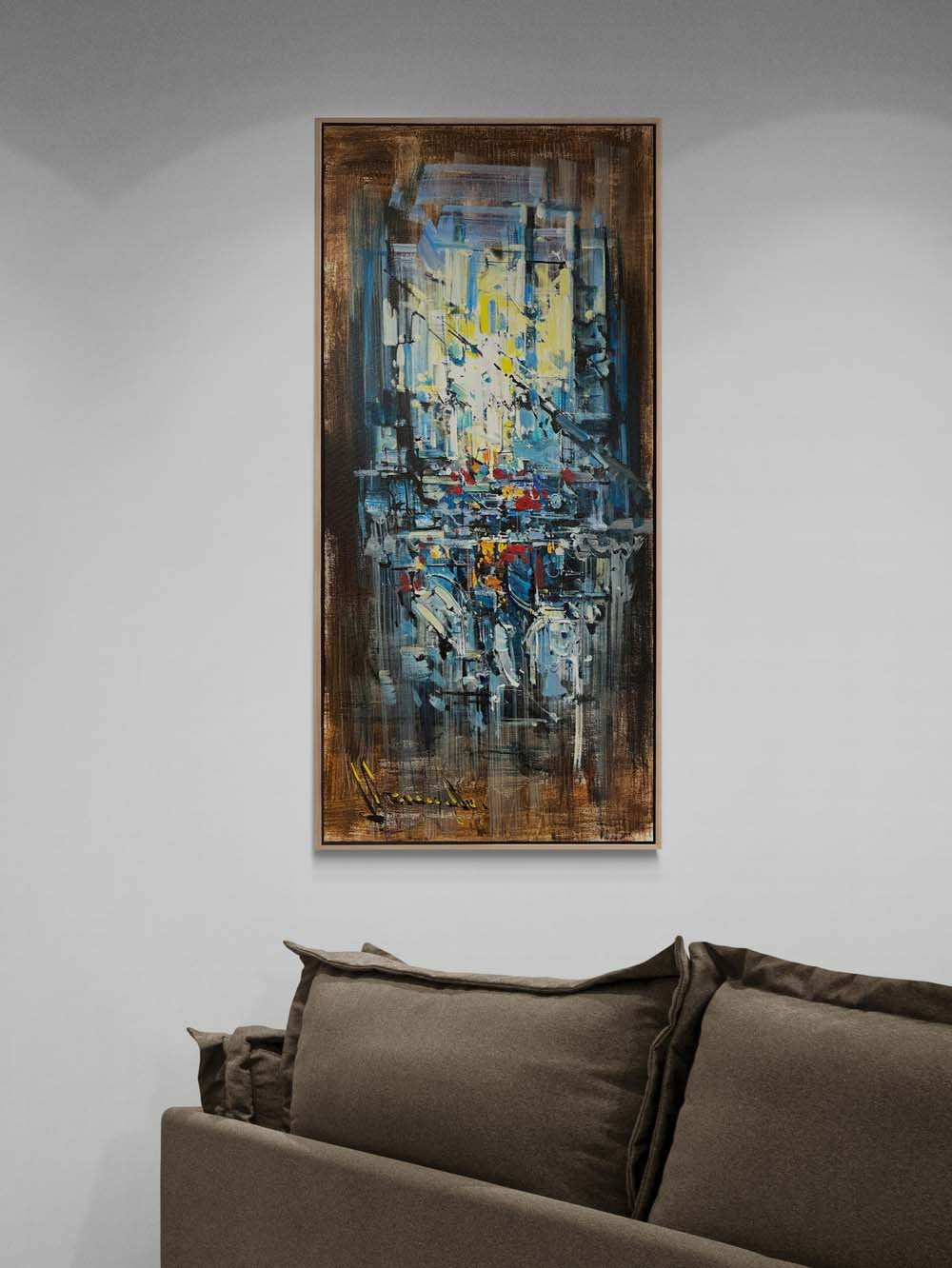 Işığın Gölgeleri Yağlı Boya Tablosu