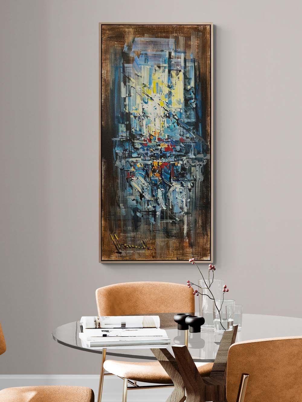 Işığın Gölgeleri Yağlı Boya Tablosu