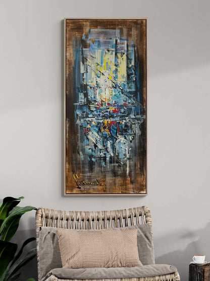 Işığın Gölgeleri Yağlı Boya Tablosu