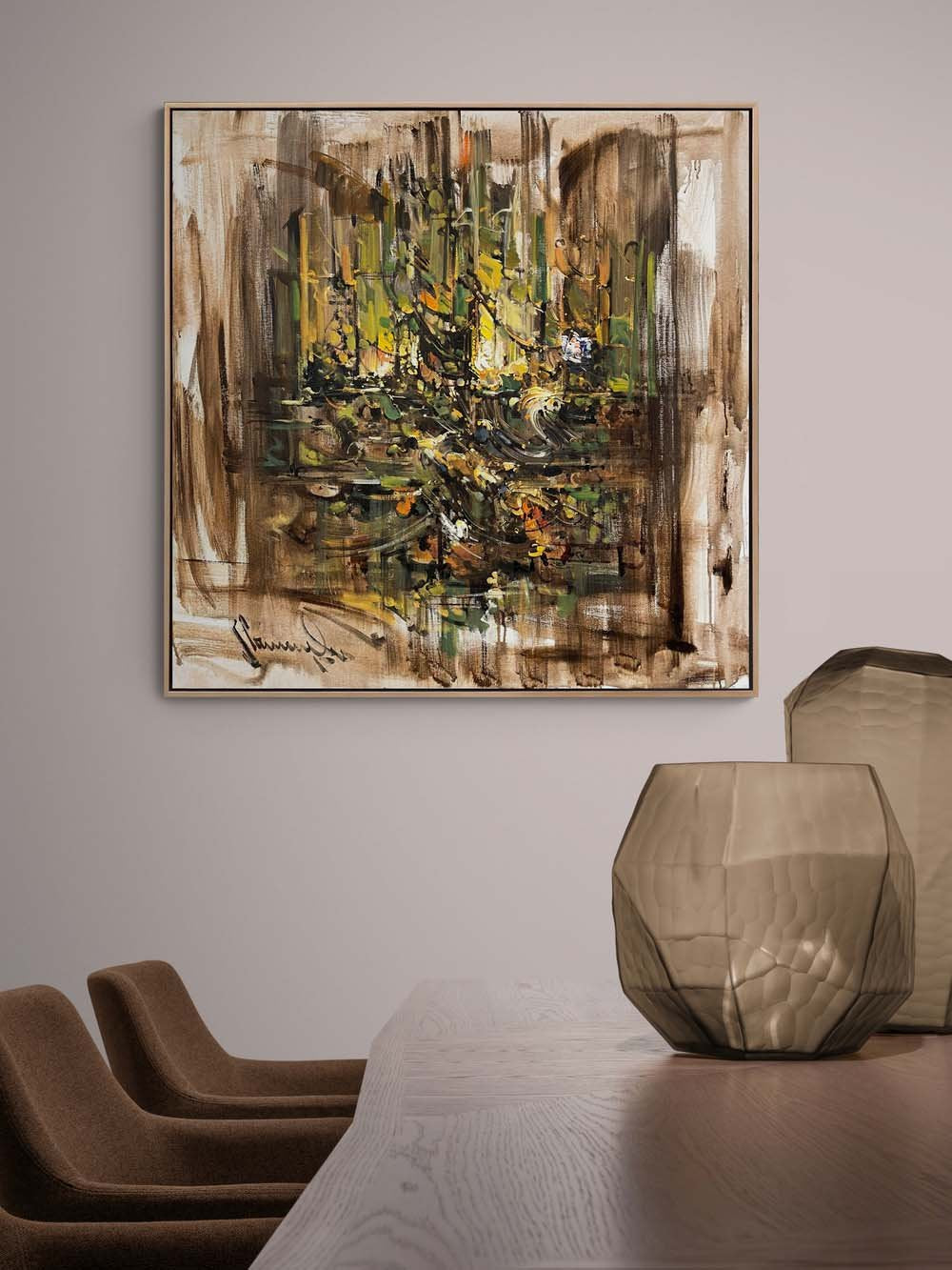 Camların Fısıltıları Yağlı Boya Tablosu