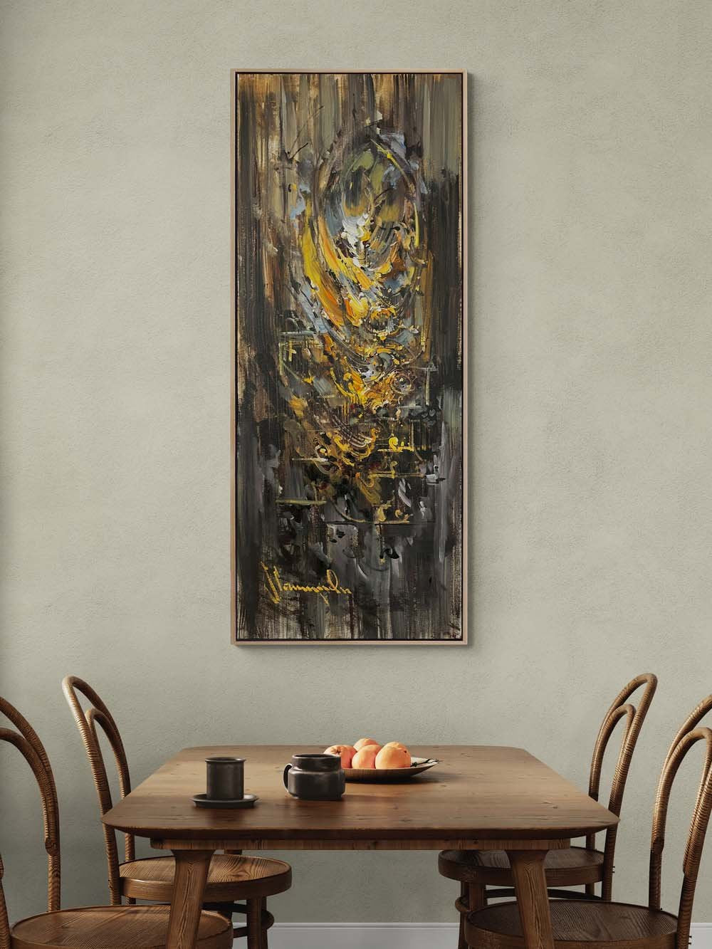 Yansımanın Ötesi Yağlı Boya Tablosu