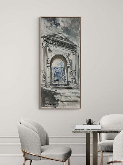 Antik Zamanlara Doğru Yağlı Boya Tablosu