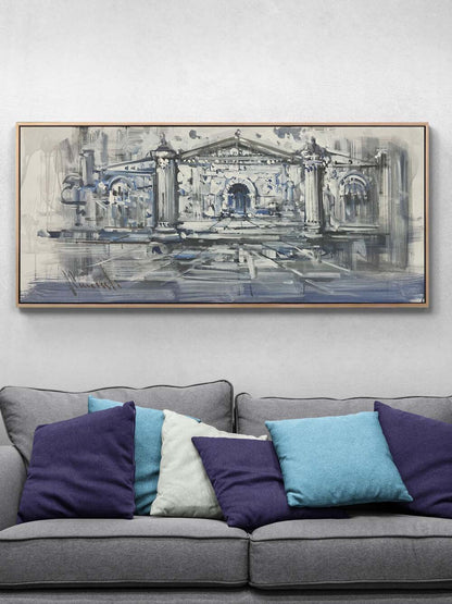 Tarihin Mavisi Yağlı Boya Tablosu