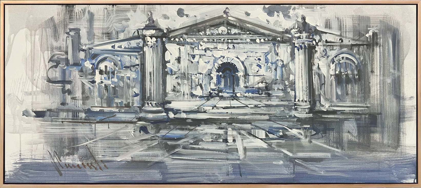 Tarihin Mavisi Yağlı Boya Tablosu