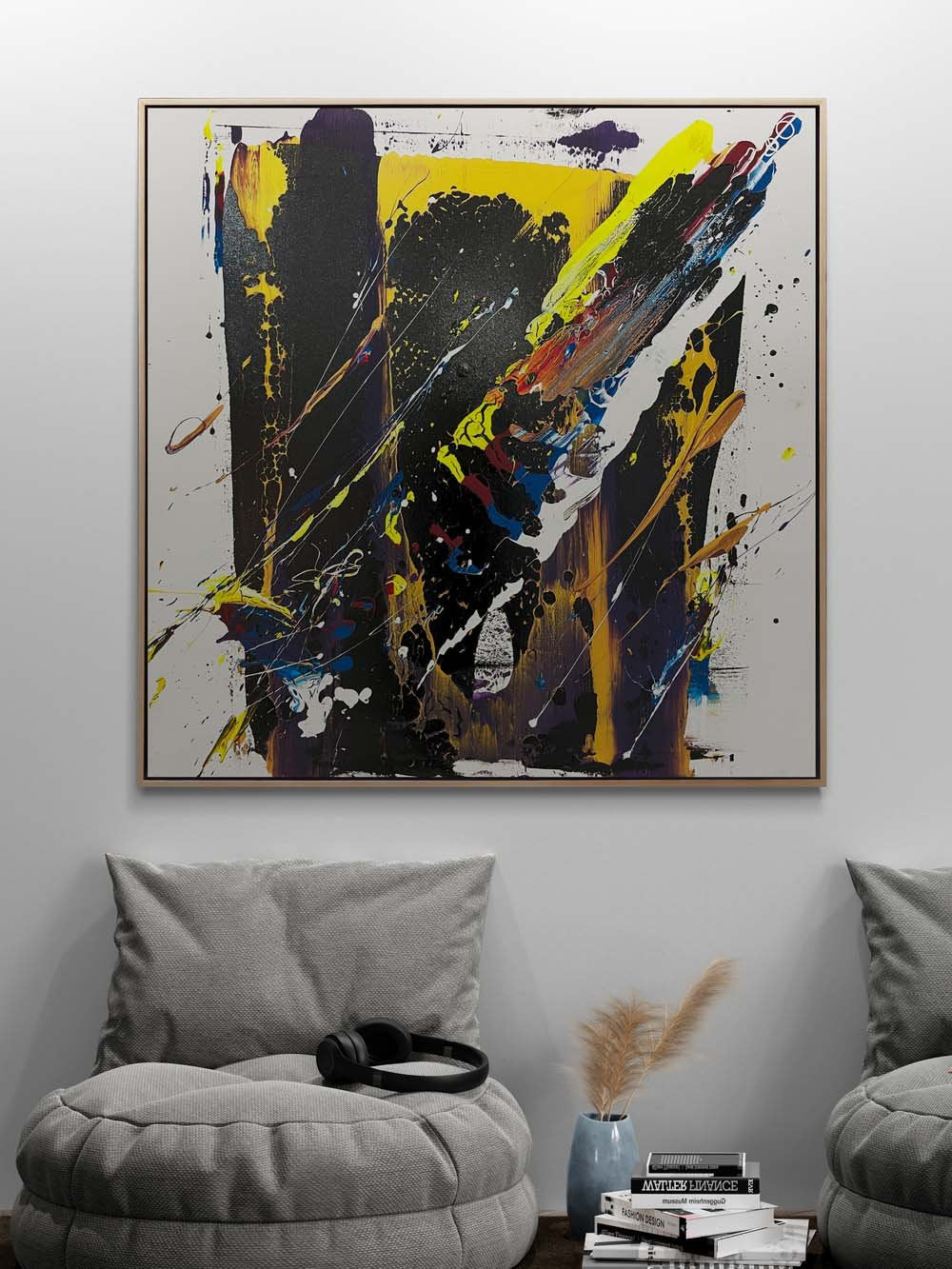 Renklerin Çığlığı Yağlı Boya Tablosu