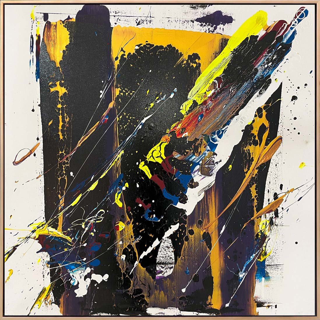 Renklerin Çığlığı Yağlı Boya Tablosu