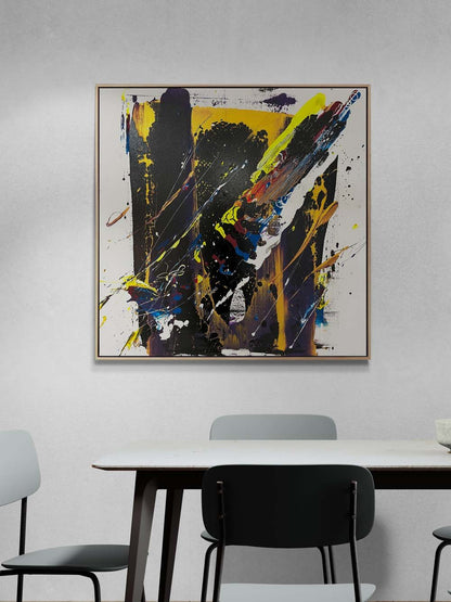 Renklerin Çığlığı Yağlı Boya Tablosu