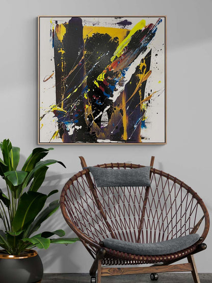 Renklerin Çığlığı Yağlı Boya Tablosu