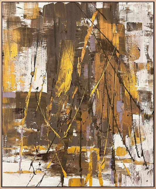 İzlerin Ardında Yağlı Boya Tablosu