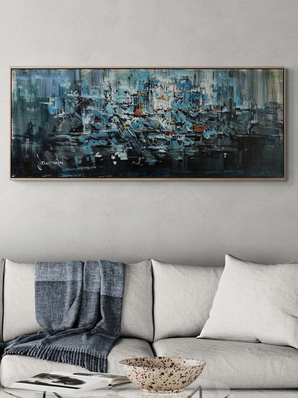 Derinliklerin Yankısı Yağlı Boya Tablosu