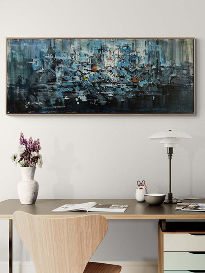 Derinliklerin Yankısı Yağlı Boya Tablosu