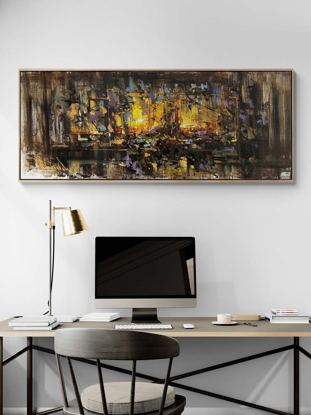 Bilinçaltı Sessiz Çığlıklar Yağlı Boya Tablosu