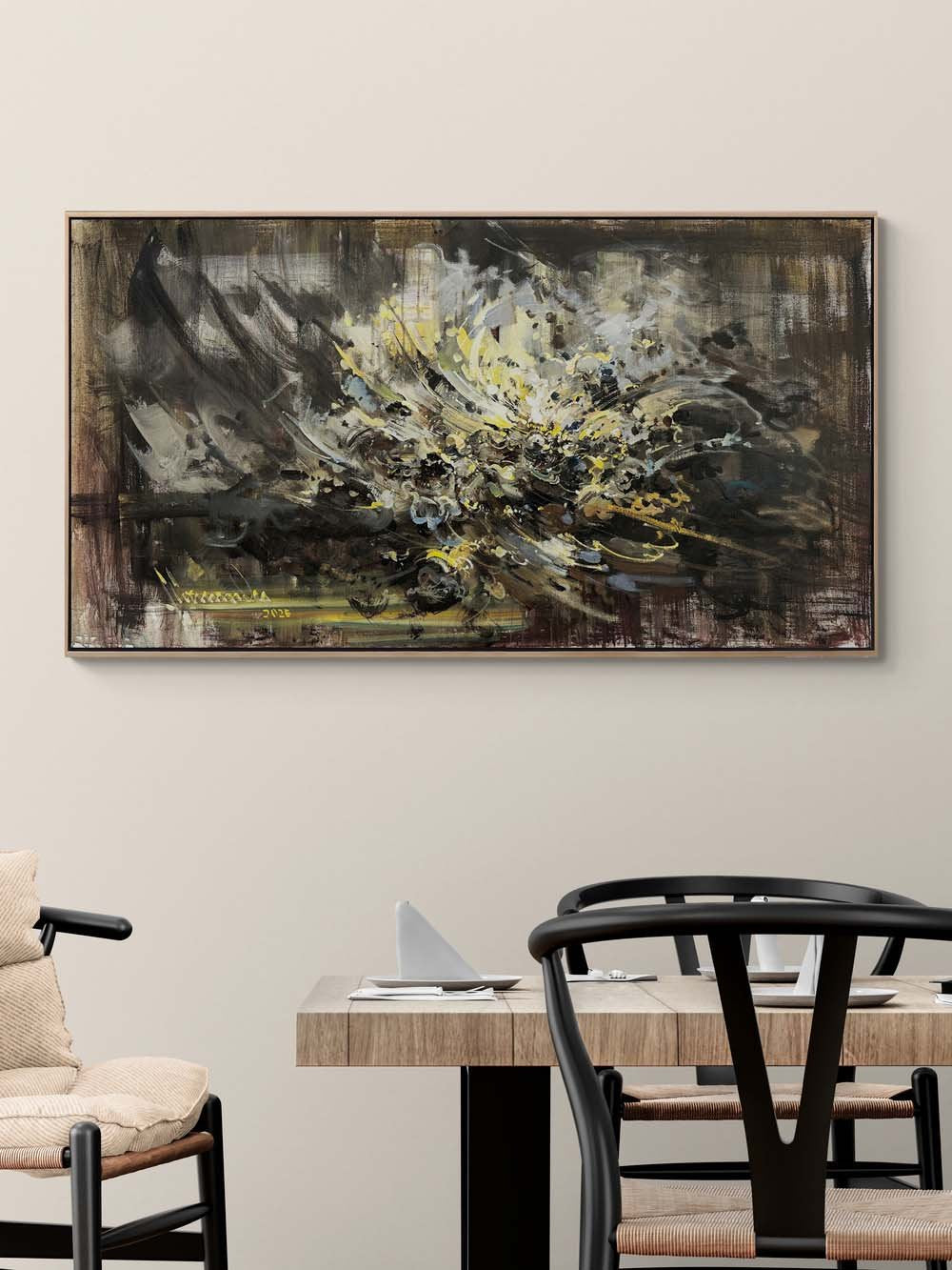 Görünmez Ritim Yağlı Boya Tablosu