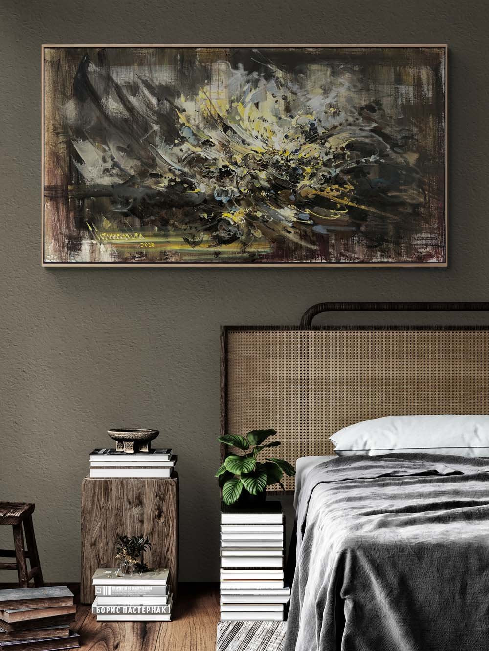 Görünmez Ritim Yağlı Boya Tablosu