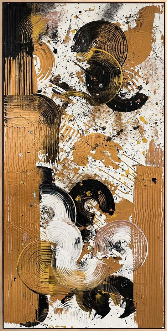 Zamanın İzleri Ardında Yağlı Boya Tablosu