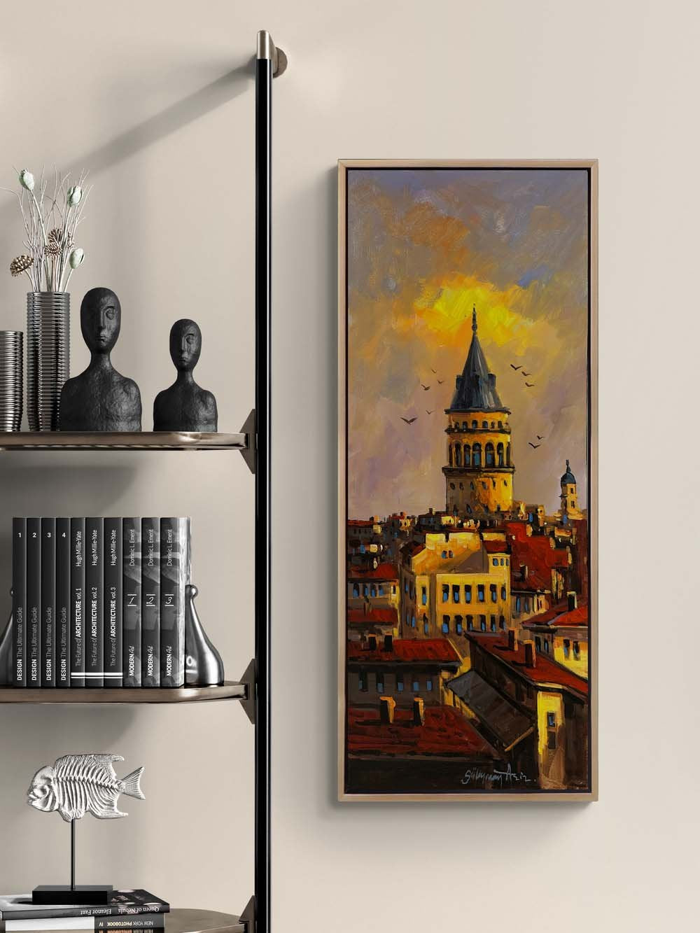 Galata'ya Dönüş Yağlı Boya Tablosu