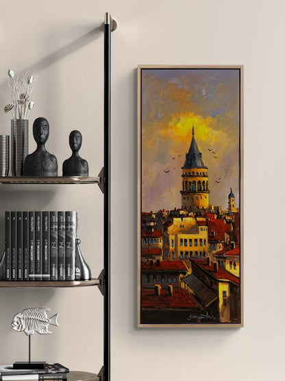 Galata'ya Dönüş Yağlı Boya Tablosu
