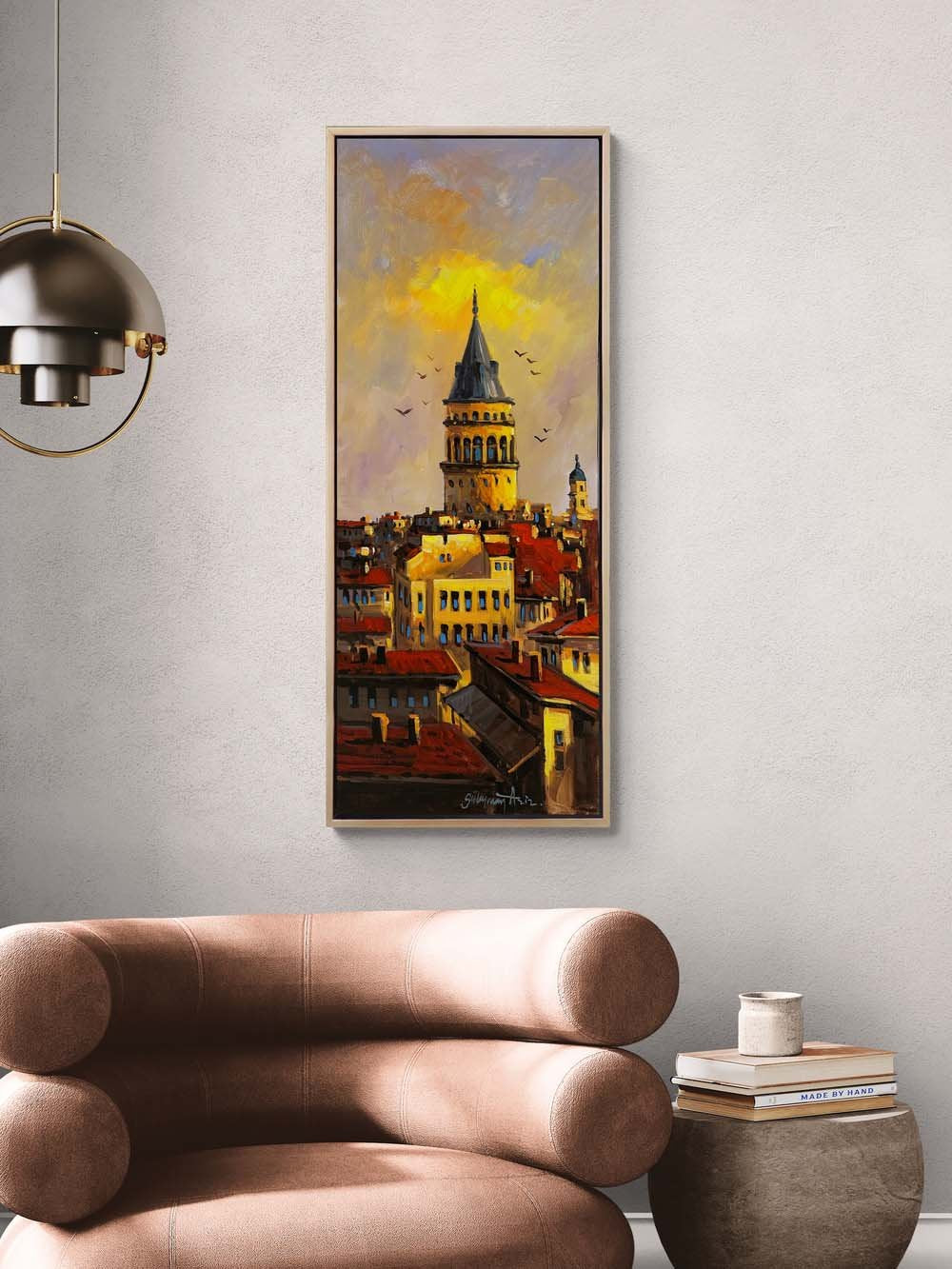 Galata'ya Dönüş Yağlı Boya Tablosu