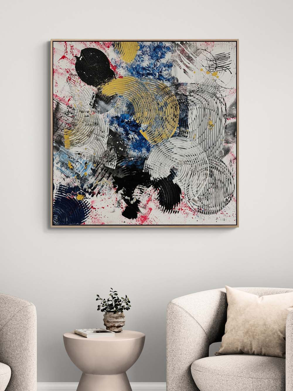 Boşluğun Büyüsü3 Yağlı Boya Tablosu