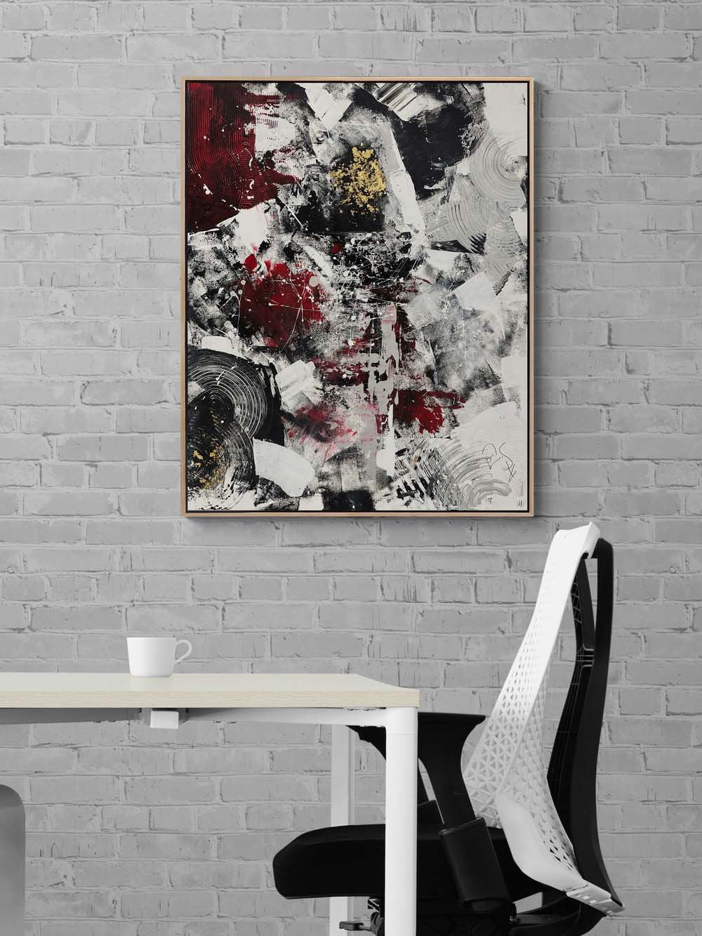 Renklerin Dansı Yağlı Boya Tablosu