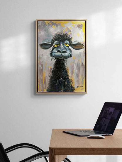 Karamsar Koyun Yağlı Boya Tablosu