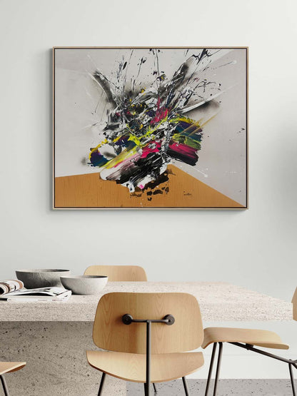 Renklerin Senfonisi Yağlı Boya Tablosu