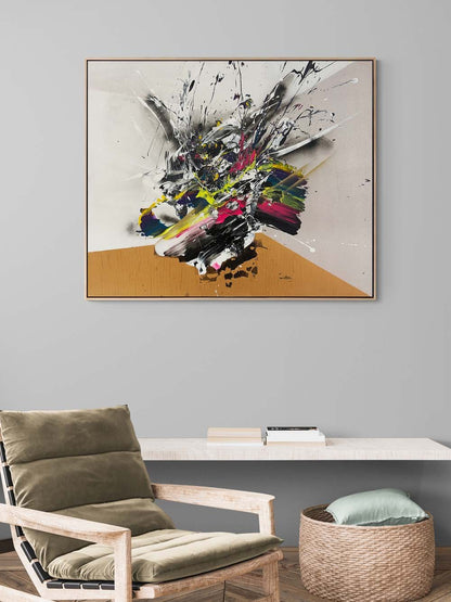 Renklerin Senfonisi Yağlı Boya Tablosu