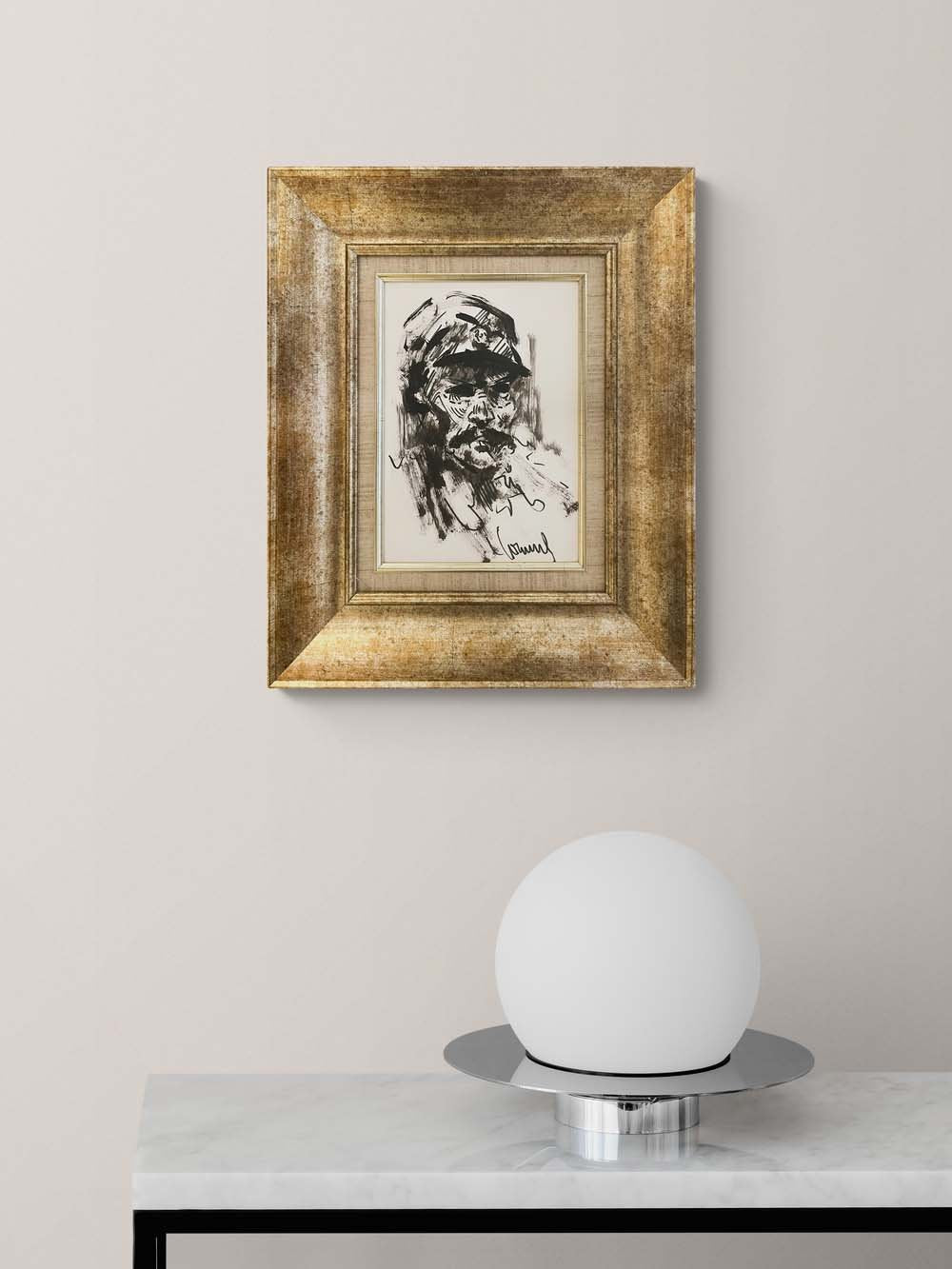 Yalnız Adam Yağlı Boya Tablosu