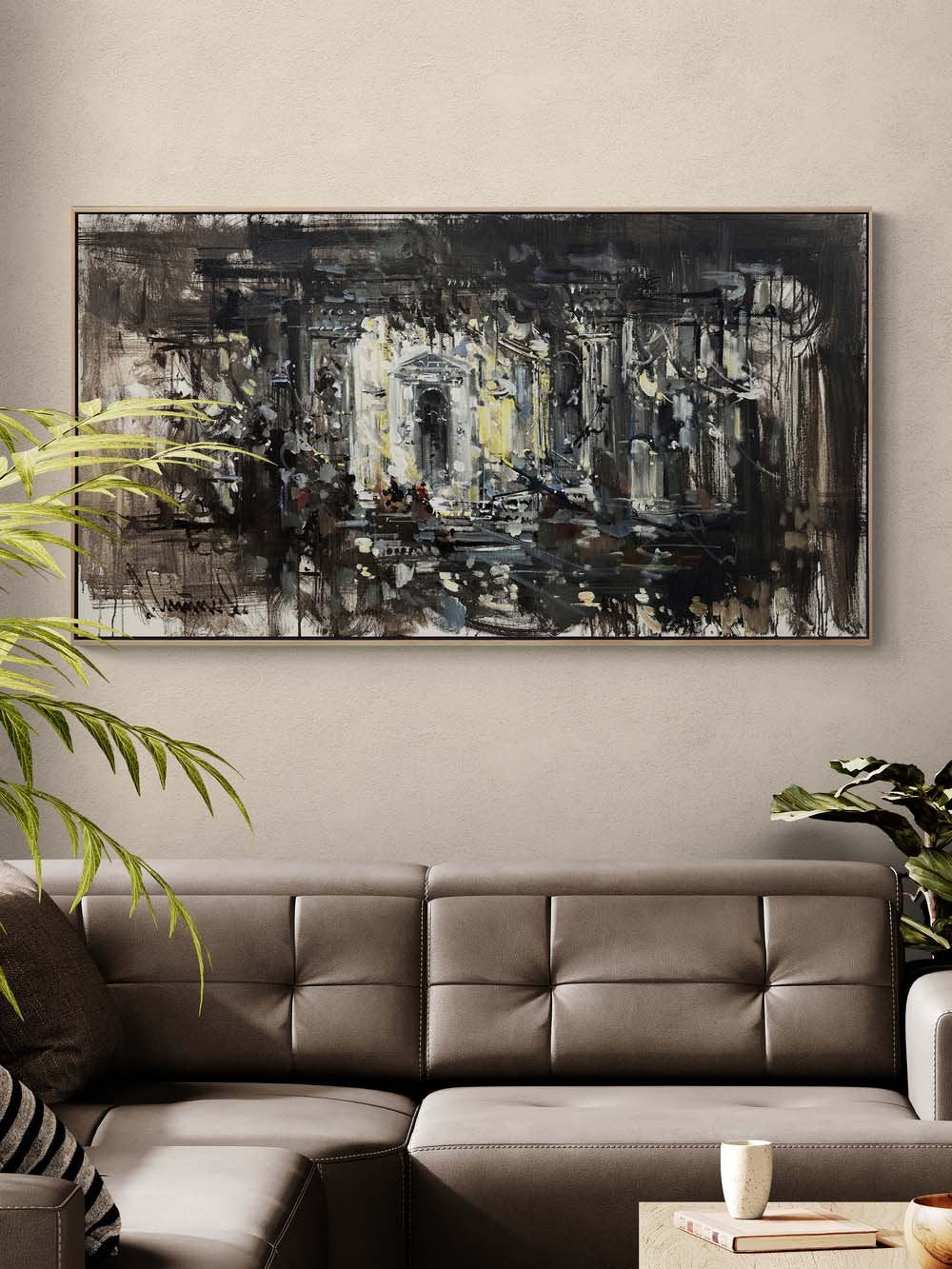 Geçmişin Yankıları Yağlı Boya Tablosu