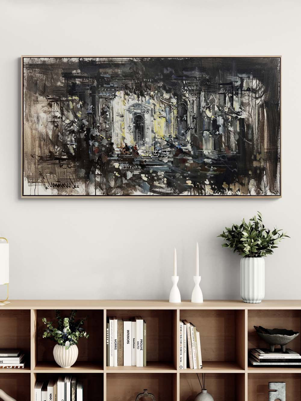 Geçmişin Yankıları Yağlı Boya Tablosu