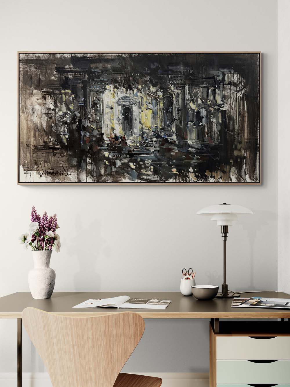 Geçmişin Yankıları Yağlı Boya Tablosu