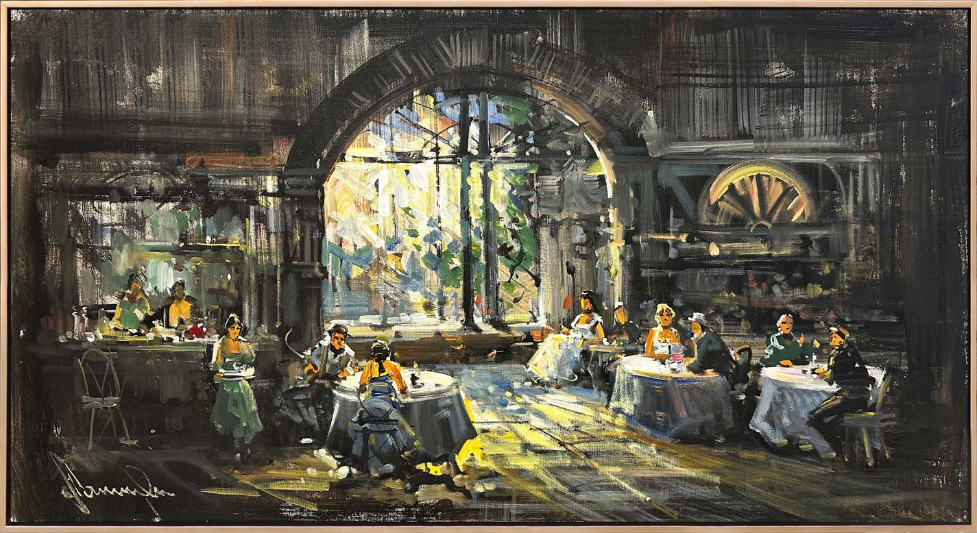 Sanat ve Kahve Yağlı Boya Tablosu