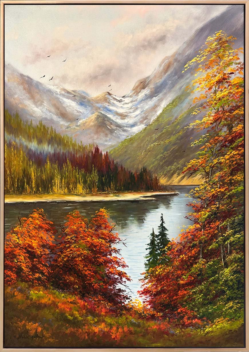 Sonbahar Zaman Yağlı Boya Tablosu