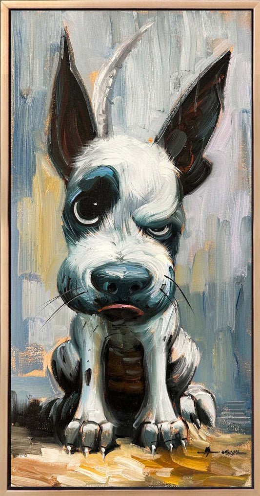 Hırçın Dost Yağlı Boya Tablosu