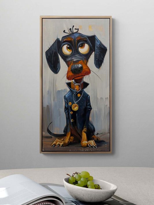 Zengin Köpek Yağlı Boya Tablosu